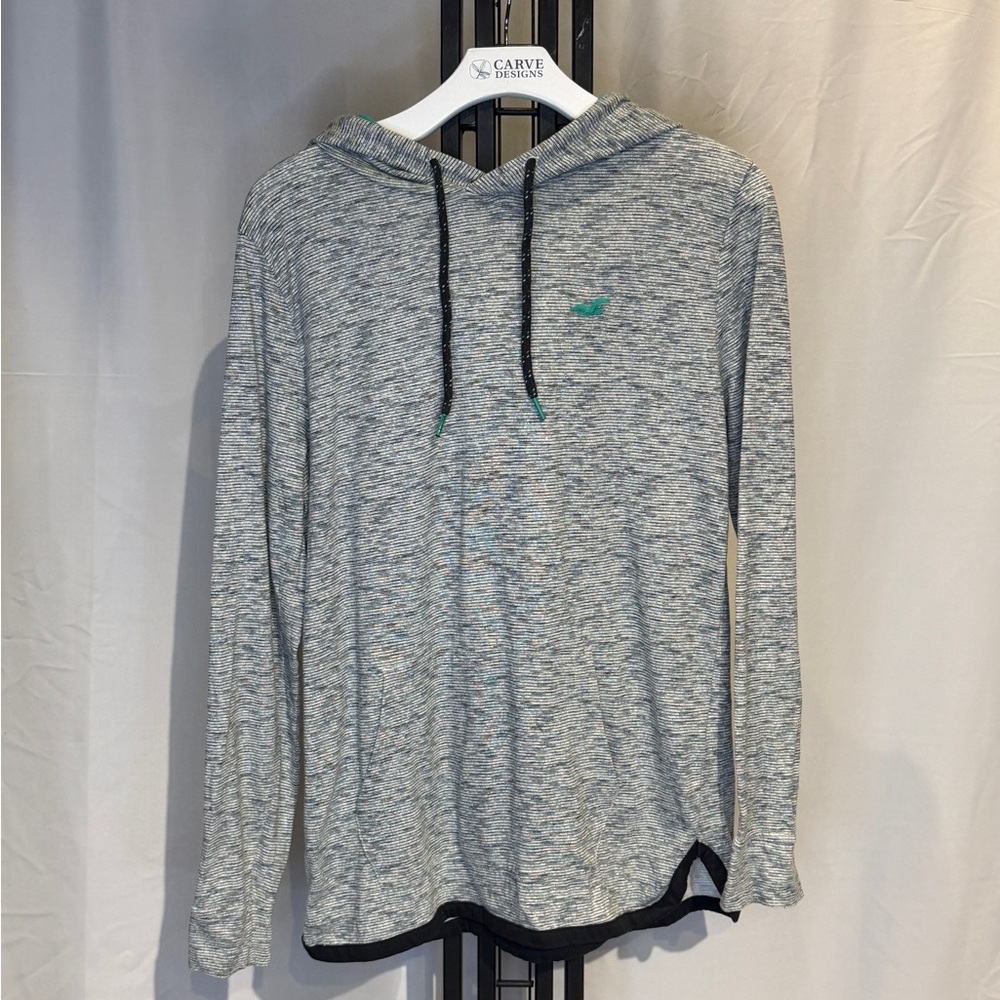 Hollister Gray‎ Hoodie with Black Accents